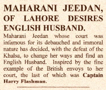 Flashman gets something hotter than a curry in India!